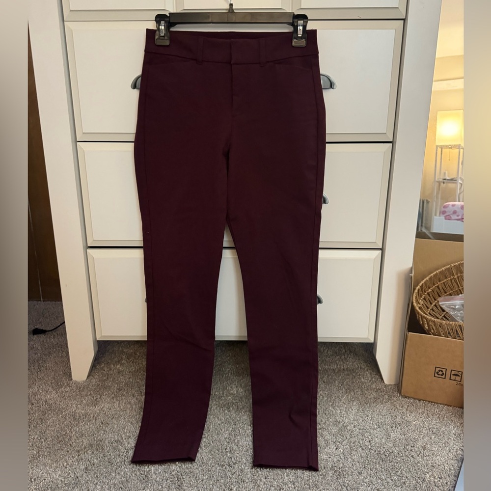 Old Navy Burgundy Pixie Pants